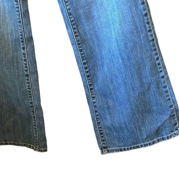 Bootcut Jeans Low Rise‎ Women's Denim Blue Wash Classic - Picture 3 of 5